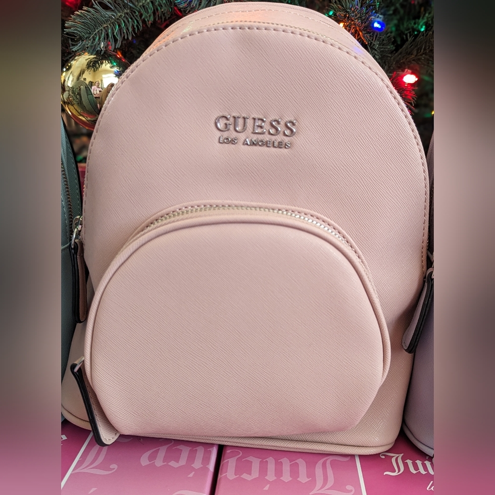 BNWOT Guess Mini Pastel Backpack Purse--PINK